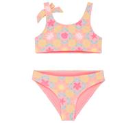 Roxy - Kid's Check TW Bralette ST - Bikini - 7 Years - plumeria hippie hour diagonal
