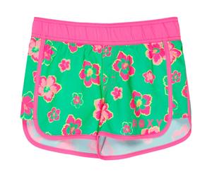 Roxy - Kid's Good Waves Only Boardshorts - Boardshort - 8 Years - katydid tropicool