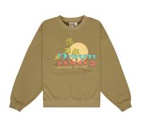 Roxy - Kid's Lineup Crew RG Terry - Pull - 12 Years - L - oil green