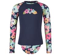 Roxy Set Morning Flower Long Sleeve Rash Guard Bleu 7 Years Fille