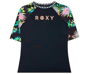Roxy - Kid's Roxy Active RG S/S Lycra - Lycra - 6 Years - XS - anthracite aquarella active rg