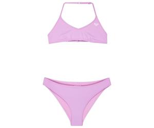 Roxy - Kid's Solid Active RG Tri Bra Set - Bikini - 16 Years - crocus petal