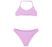 Roxy - Kid's Solid Active RG Tri Bra Set - Bikini - 8 Years - crocus petal
