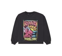 Roxy Lineup Brushed - Oversized Sweatshirt for Girls 4-16 - Sweat Oversize - Fille 4-16 - 10 - Noir