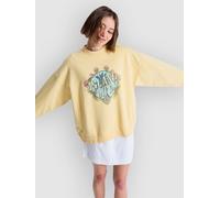 Roxy Lineup Oversized Crew Sweat jaune XL