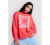 Roxy Lineup Terry Sweatshirt Orange M Femme
