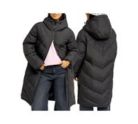 Roxy - Longue doudoune à capuche - Shadow Wave Puffa Jacket Anthracite - Taille S - Noir Noir S