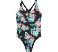 Roxy - Maillot de bain 1 pièce - Roxy Active Rg One Piece Anthracite Aquarelle Active Rg - Taille Enfant 12 ans - Noir Noir 12 ans