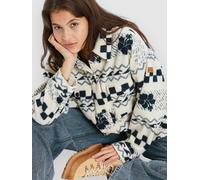 Roxy Morning Crush Shacket Fleece Jacket Beige L Femme