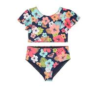 Roxy Morning Flower Set - Ensemble Bikini Deux pièces - Fille 2-7 Ans - 2 - Bleu
