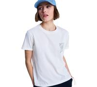Roxy T-shirt Oceanregular Femme manches courtes Blanc Taille M