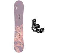 Roxy - Pack Planche Snowboard Raina - 151 + Viva - Planche Snowboard