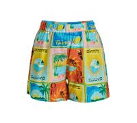 ROXY Pantalon 'Atlas' bleu / jaune / orange / noir, Taille 38