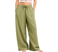 Roxy - Pantalon de plage - Lekeitio Break Mid Pant Oil Green pour Femme - Taille M - Kaki Kaki M