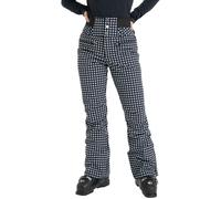 Roxy - Pantalon de ski taille haute - Rising High Pant Whisper White Small Dots pour Femme - Taille L - Noir Noir L
