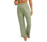 Vêtements Roxy Rise & Vibe Rib Smoked Pants pour Femme M Vert
