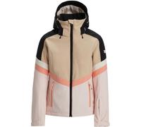 ROXY Peak Chic Softshell Jk - Femme - Beige / Blanc / Rose - taille M- modèle 2025