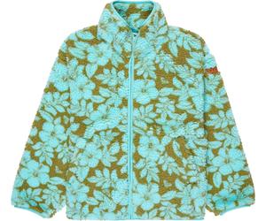 Roxy - Polaire à capuche décontractée - Like Electricity Polar Oil Green The Mo Mini Rg - Taille Enfant 10 ans - Vert Vert 10 ans