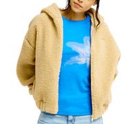 Roxy - Polaire à capuche - Take It Ok Hoodie Polar Pebble pour Femme - Taille S - Beige Beige S