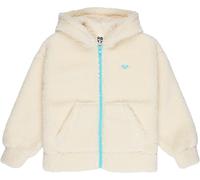 Roxy - Polaire douce - Back To Full Zipped Polar Coconut Milk - Taille Enfant 12 ans - Beige Beige 12 ans