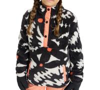Roxy - Polaire en sherpa - Alabama Girl Mountain Static True Black - Taille Enfant 10 ans - Noir Noir 10 ans