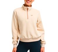 Roxy - Polaire en sherpa - Wow Half Zip Polar Fleece Biscotti - Taille L - Beige Beige L