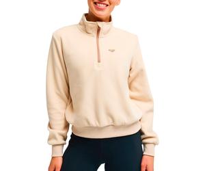 Roxy - Polaire en sherpa - Wow Half Zip Polar Fleece Biscotti - Taille S - Beige Beige S