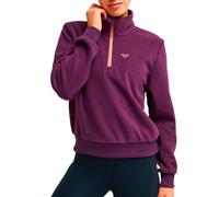 Roxy - Polaire en sherpa - Wow Half Zip Polar Fleece Blackberry Wine - Taille L - Bordeaux Bordeaux L