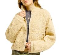 Roxy - Polaire zippée - Blurry Cloud Polar Pebble Outline Mo pour Femme en Nylon - Taille XS - Beige Beige XS