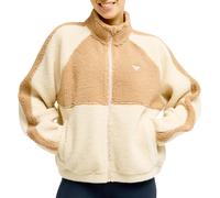 Roxy - Polaire zippée en sherpa - Boundless Spirit Solid Zip Biscotti pour Femme - Taille L - Beige Beige L