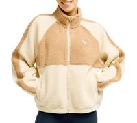 Roxy - Polaire zippée en sherpa - Boundless Spirit Solid Zip Biscotti pour Femme - Taille M - Beige Beige M
