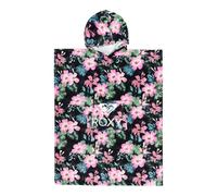 Roxy - Kid's Stay Magical Printed - Poncho surf - One Size - anthracite shadow floral small