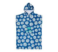 Roxy Poncho Stay Magical imprimé bleu et blanc femme