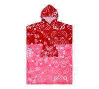 Roxy Poncho Stay Magical Printed rouge/blanc femme
