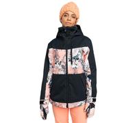 Roxy Presence Parka JK Jacket, Peach Pink Dreamy Picture, S Women's