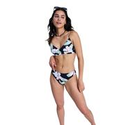Roxy - Print Essentials Hipster - Bas de bikini femme Anthracite Spring Charming - XL