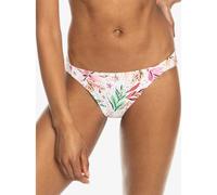 Roxy - Printed Beach Classics - Bas de bikini femme White Happy Tropical Swim - XS