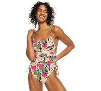 Roxy Printed Beach Classics - Cross Back One-Piece Swimsuit for Women - Maillot Une pièce Dos croisé - Femme - L - Noir