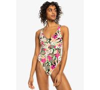Roxy - Printed Beach Classics - Maillot de bain 1 pièce femme Anthracite Palm Song S - L