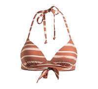 Roxy Printed Beach Classics - Top de Bikini Con Cuello Deportivo Para Mujer