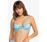 Roxy - Printed Beach Classics UW Bralette - Haut de bikini femme Maui Blue Margarita - L