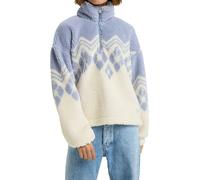 Roxy - Pull polaire à col zippé - Mountain Story Bone White - Taille L - Violet Violet L