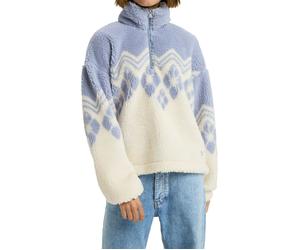 Roxy - Pull polaire à col zippé - Mountain Story Bone White - Taille M - Violet Violet M