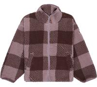 Roxy - Pull polaire zippé - Like Electricity Nirvana Be Bold Plaid Rg en Cuir - Taille 8 ans - Bordeaux Bordeaux 8 ans