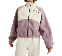 Roxy - Pull polaire zippé - Waves Of Warmth Colorblock Nirvana pour Femme - Taille XS - Rose Rose XS