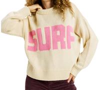 Roxy - Pull tricoté - Exploring Heart Parchment pour Femme - Taille XS - Beige Beige XS