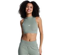 Roxy Rise & Vibe Sleeveless High Neck T-shirt Vert S Femme