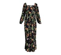 ROXY Robe 'Black Sands' anthracite / vert clair / lilas / mandarine, Taille 36