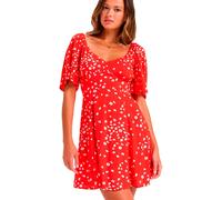 Roxy Robe Courte à Manches Courtes Mercado Crinkle