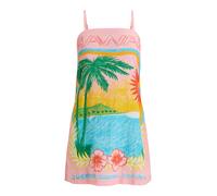 ROXY Robe d’été 'Atlas Playa Blanca' bleu clair / jaune / vert foncé / rose, Taille 42